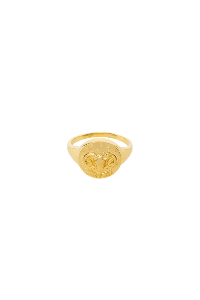 Gold Jewellery*Aries Stargazer Zodiac Ring