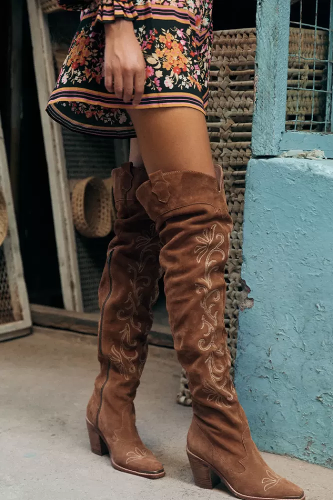 Tan Cabana*Cabana Thigh High Boot