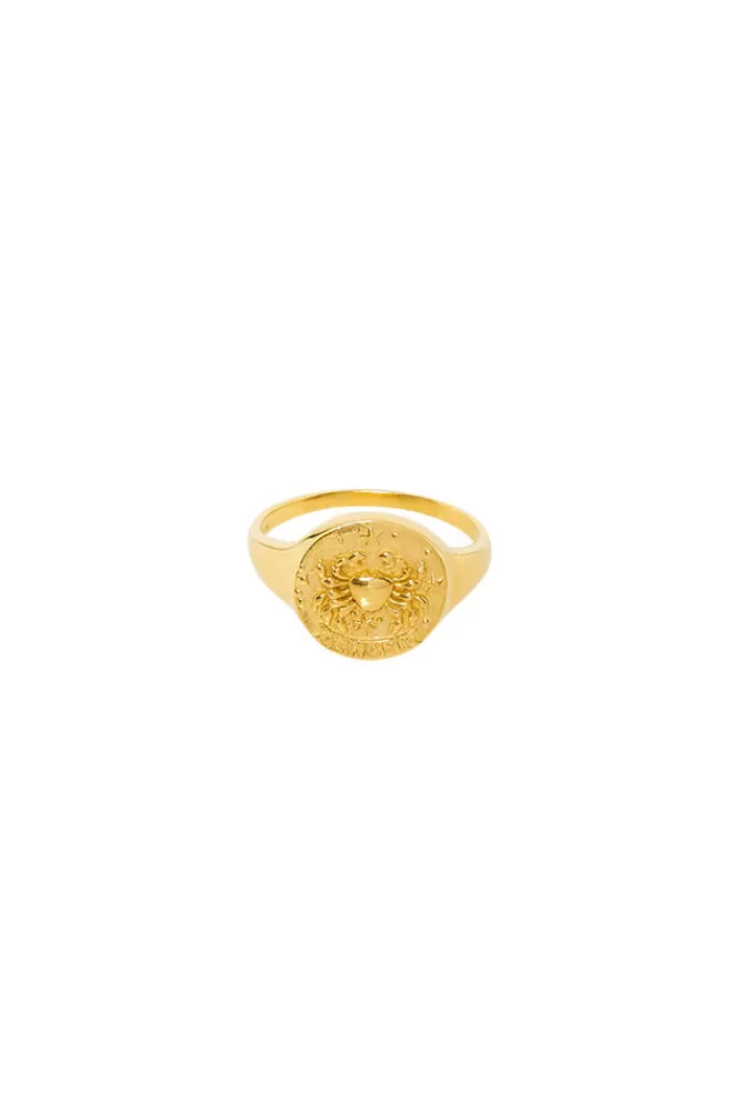 Gold Jewellery*Cancer Stargazer Zodiac Ring