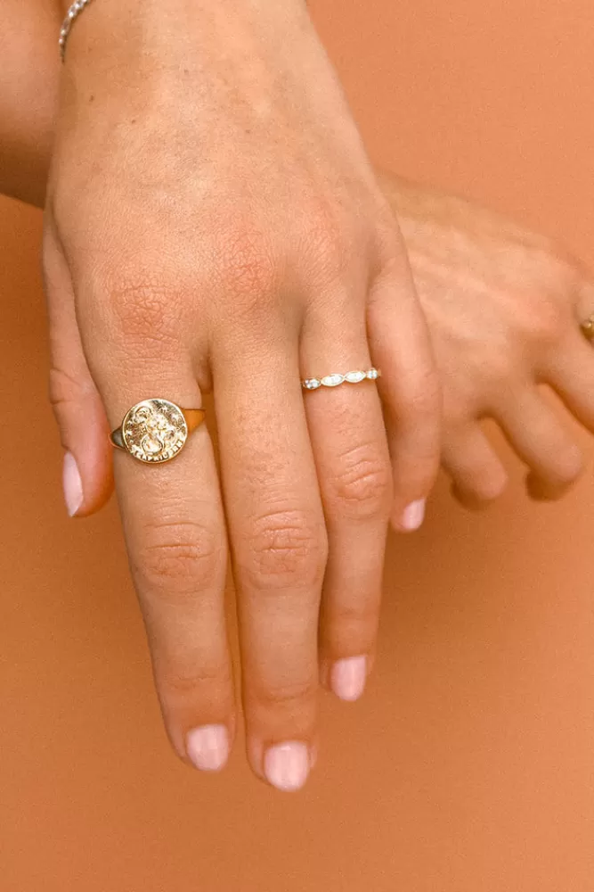 Gold Jewellery*Capricorn Stargazer Zodiac Ring