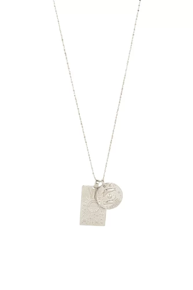 Silver Jewellery*Gemini Stargazer Zodiac Necklace