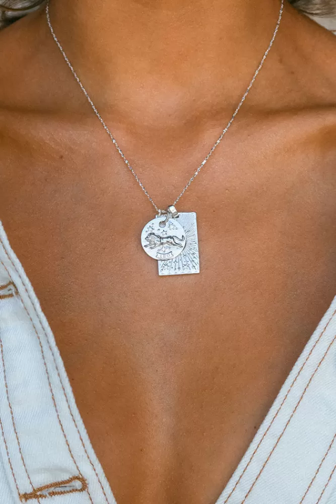 Silver Jewellery*Leo Stargazer Zodiac Necklace