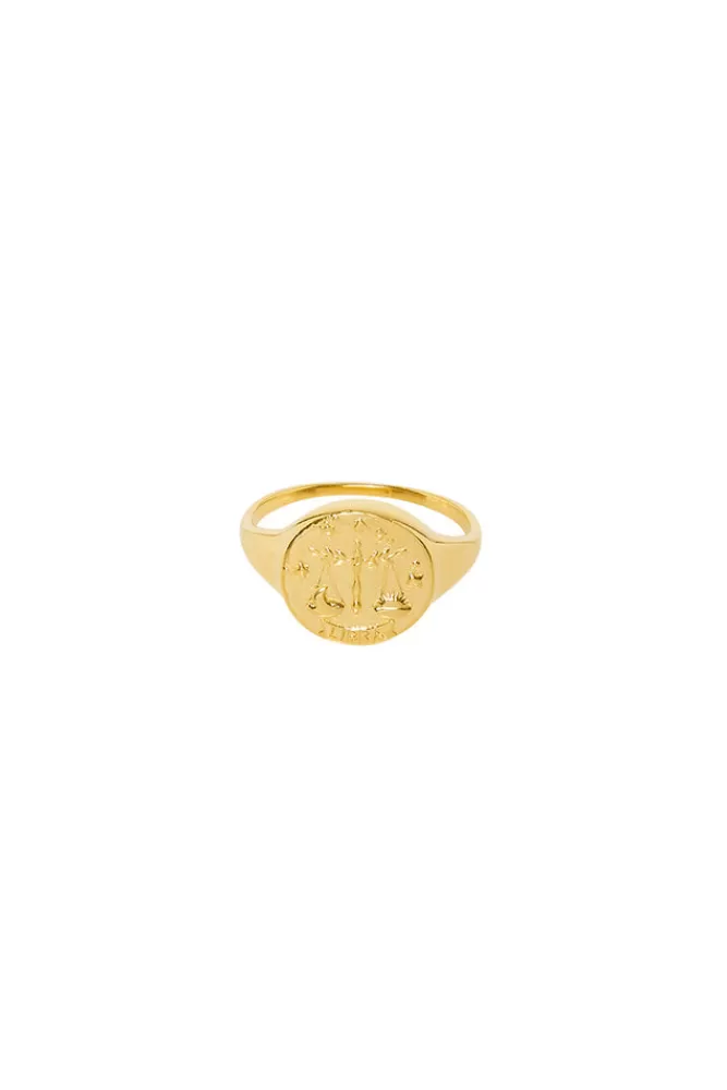 Gold Jewellery*Libra Stargazer Zodiac Ring