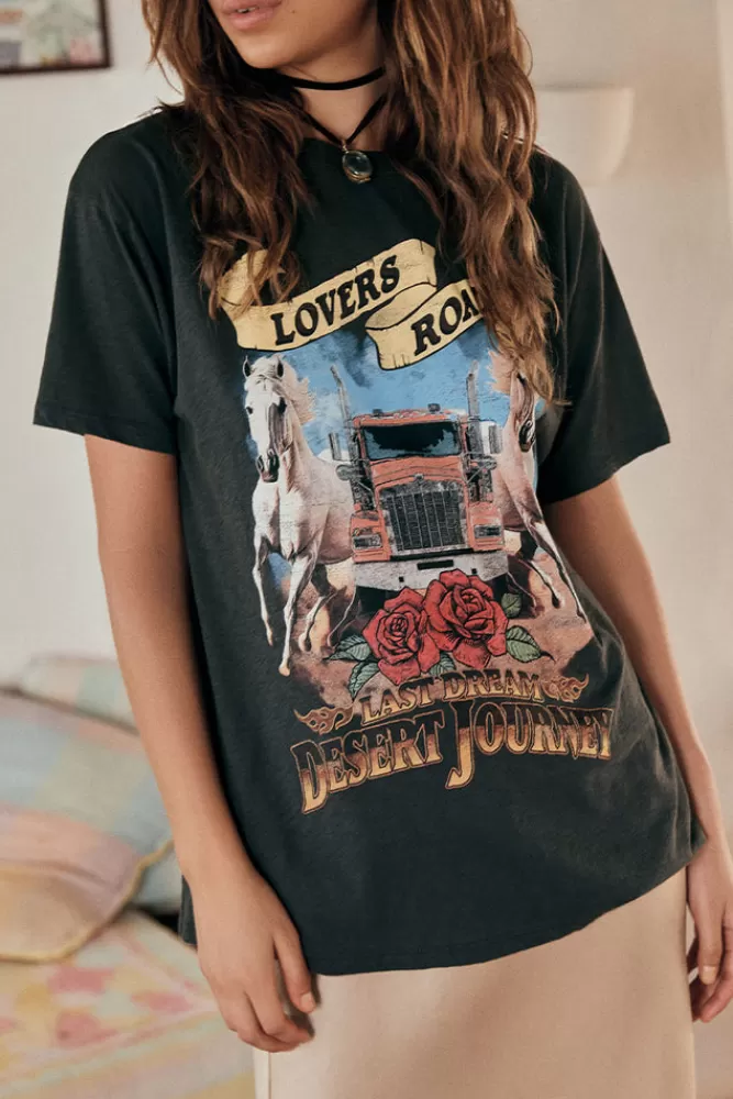 Charcoal Festival*Lovers Road Biker Tee