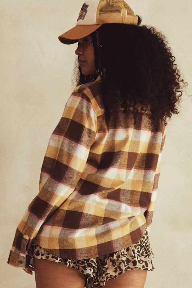 Apricot Blossom Tops*Maverick Flannel