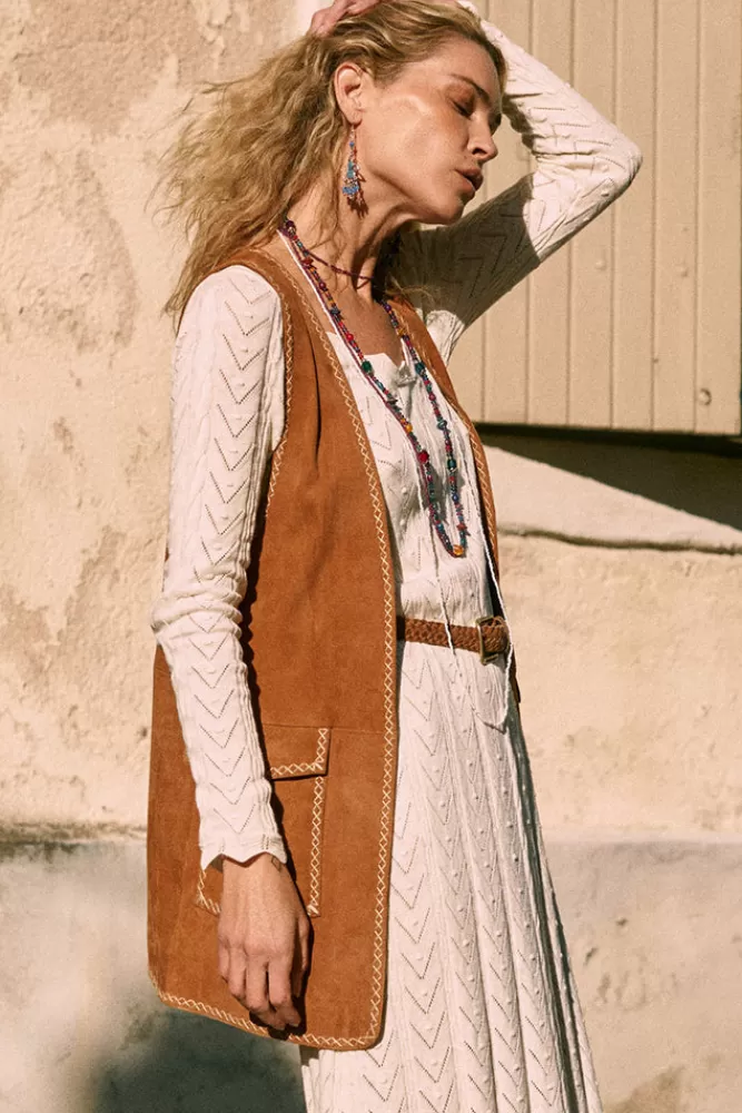 Tan Boheme*Miller Suede Vest