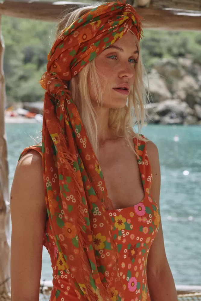 Retro Scarves & Sarongs*Pomelia Travel Scarf