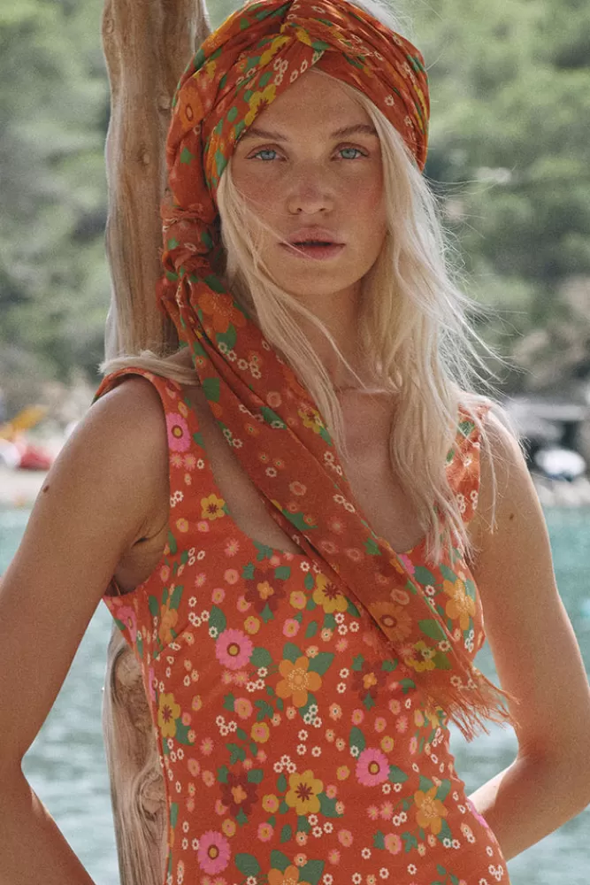 Retro Scarves & Sarongs*Pomelia Travel Scarf