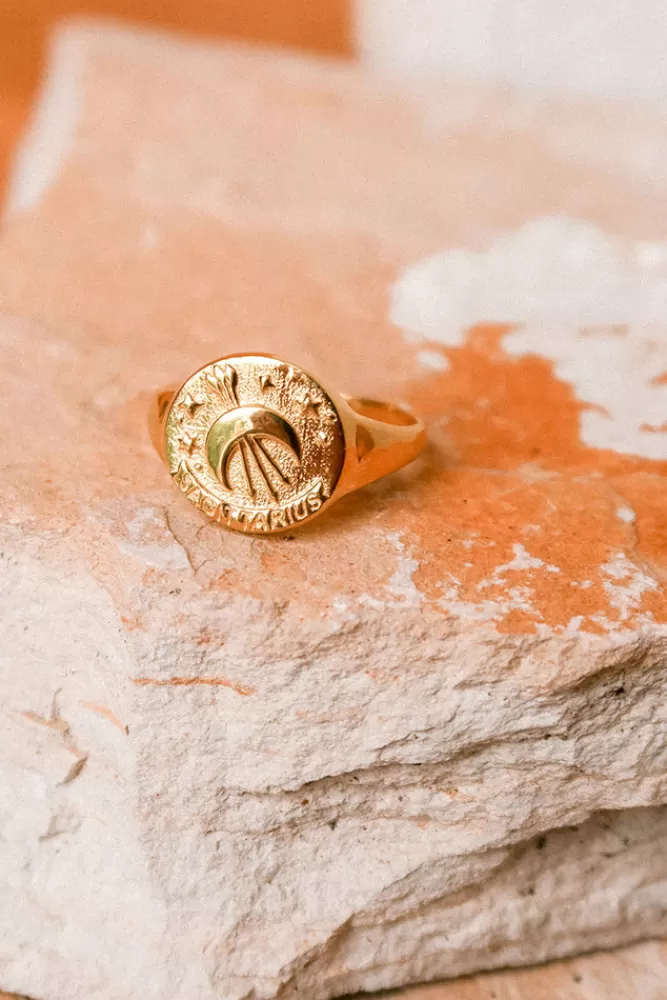 Gold Jewellery*Sagittarius Stargazer Zodiac Ring