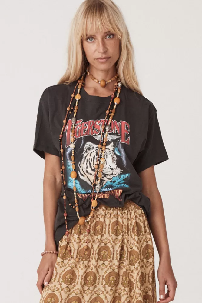 Charcoal Boheme*Stormy River Biker Tee