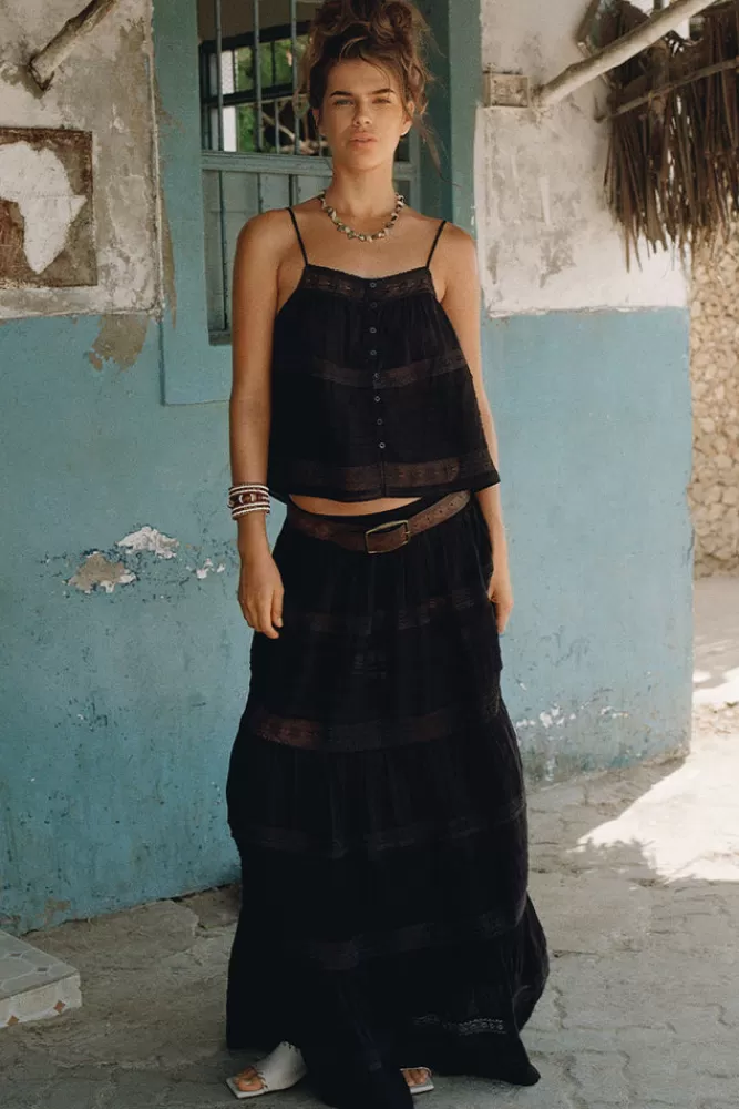 Black Cabana*Teodora Maxi Skirt