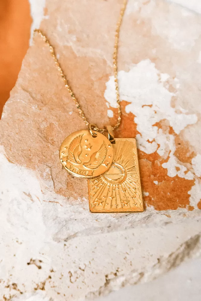 Gold Jewellery*Virgo Stargazer Zodiac Necklace